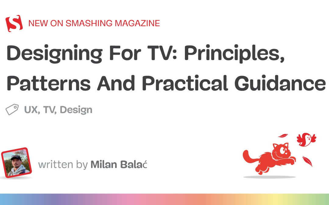 Designing For TV: Principles, Patterns And Practical Guidance (Part 2)